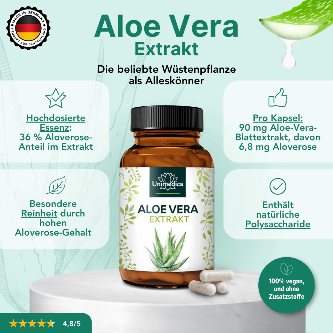 Aloe Vera Extrakt Kapseln - Image 3