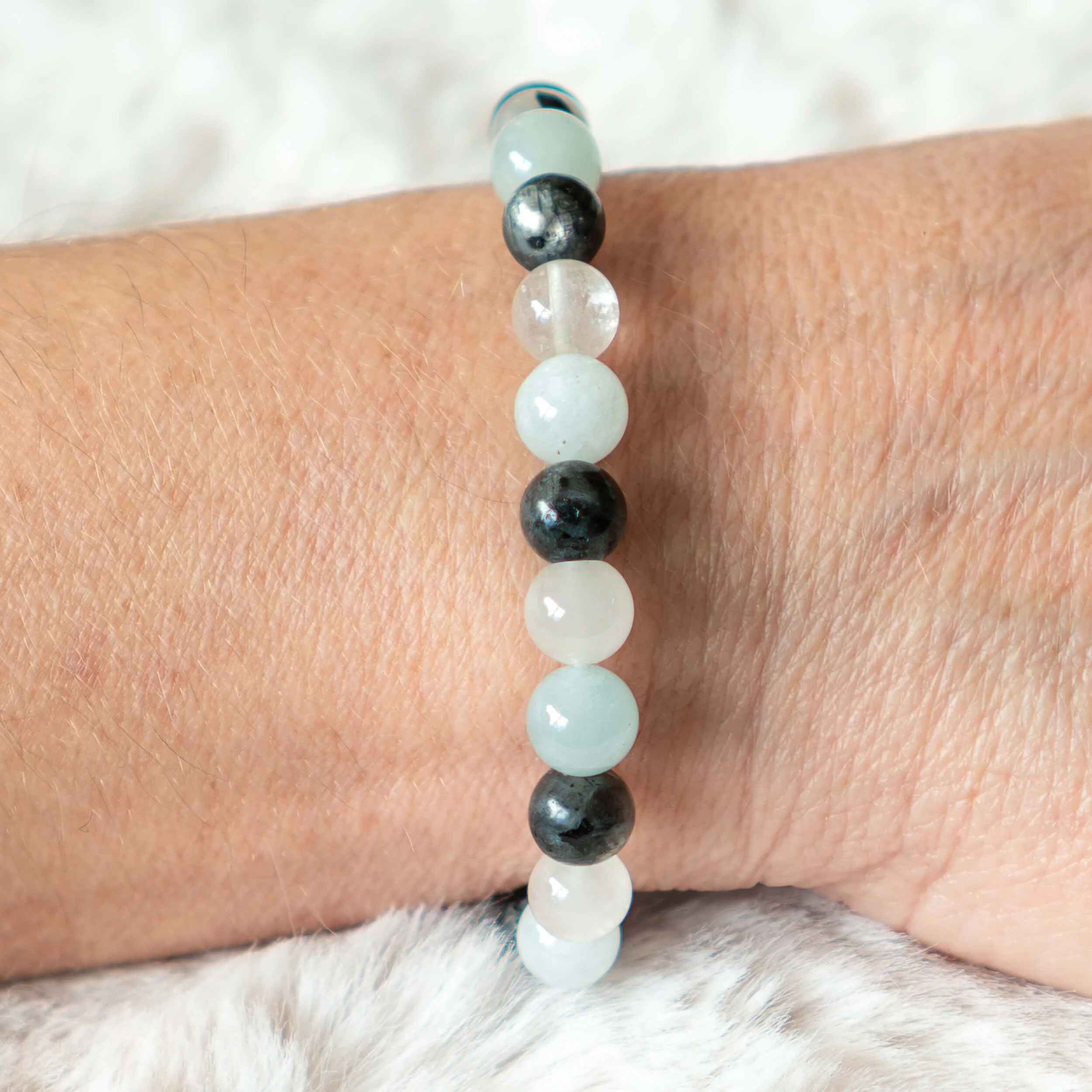 Armband Aquamarin/Labradorit/Turmalinquarz - Image 2