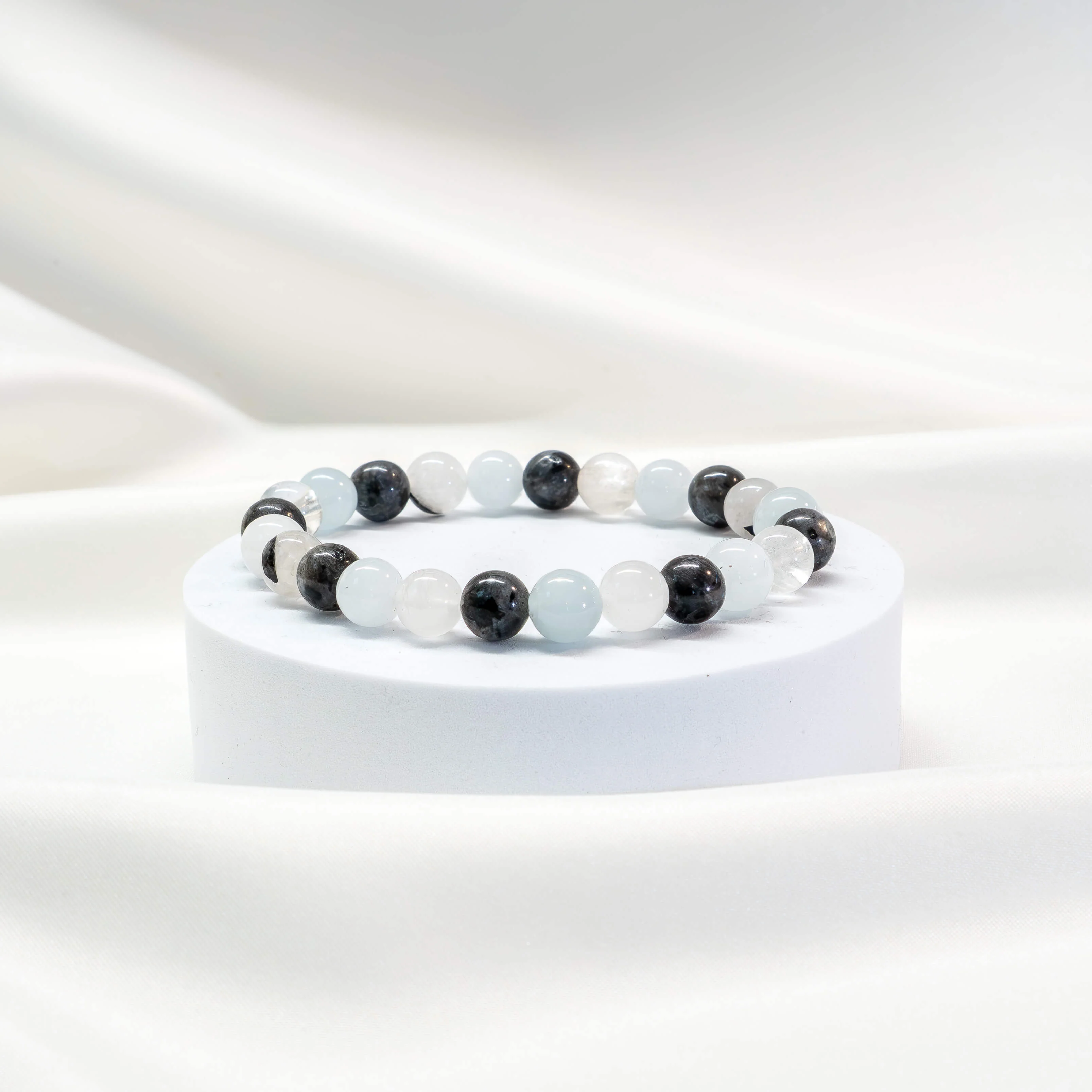 Armband Aquamarin/Labradorit/Turmalinquarz - Image 3