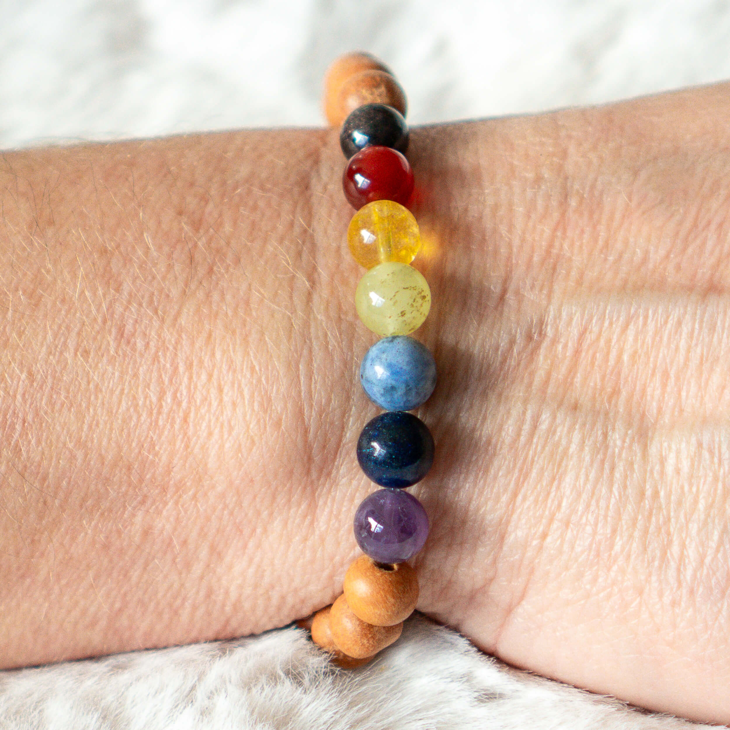 Armband Chakra Kadamholz elastisch - Image 2