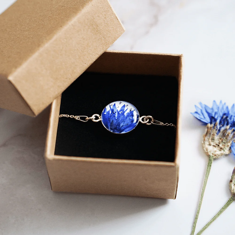 Armkette mit Kornblume - Image 3