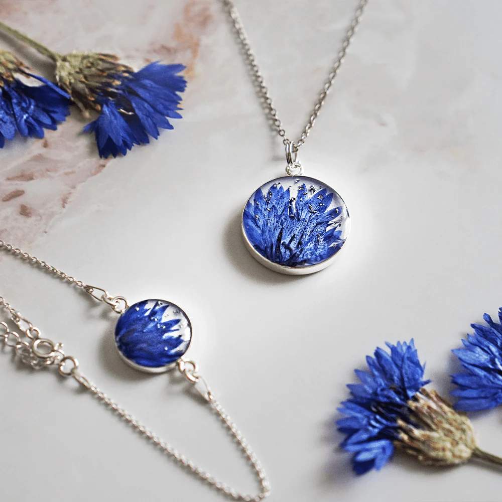 Armkette mit Kornblume - Image 4