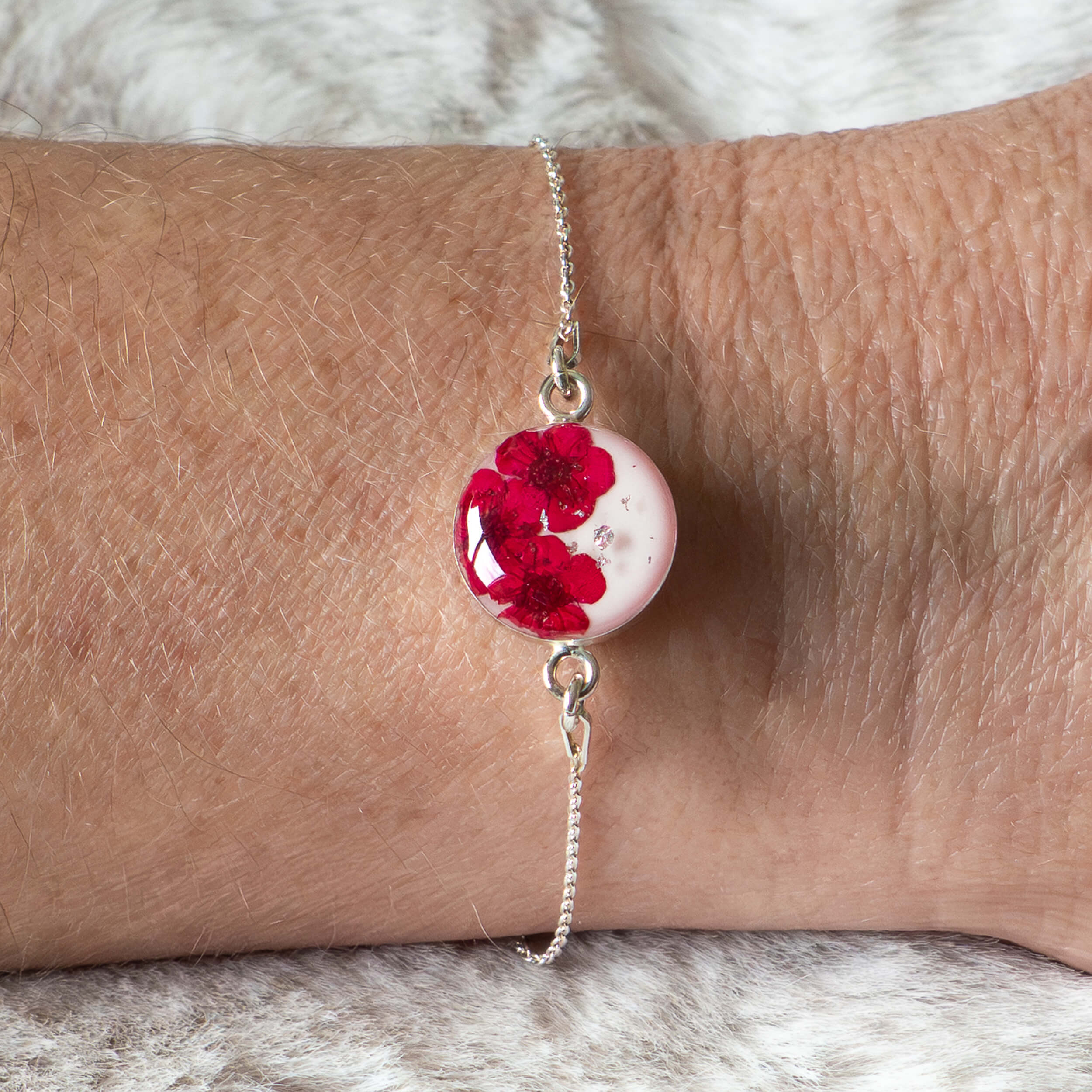 Armkette mit pinker Spiere - Image 2