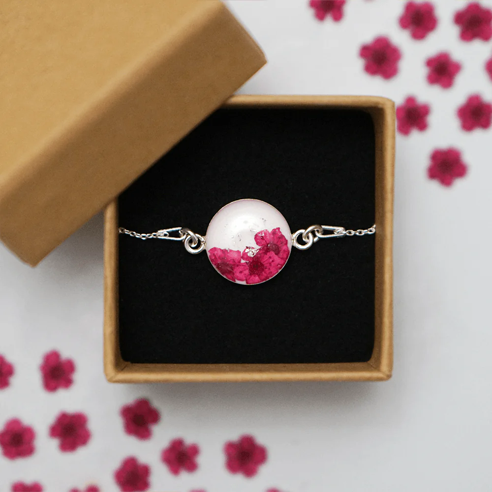 Armkette mit pinker Spiere - Image 3