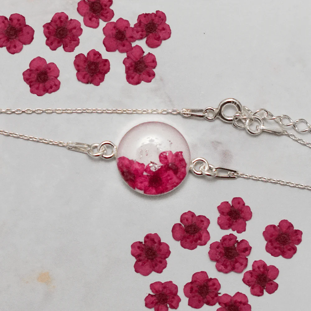 Armkette mit pinker Spiere - Image 4