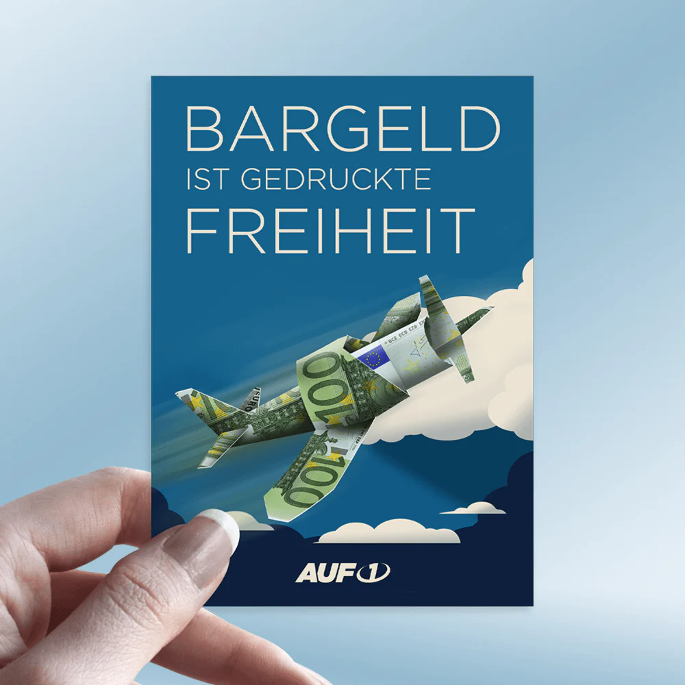 Aufkleber „Bargeld ist gedruckte Freiheit“ - Image 2