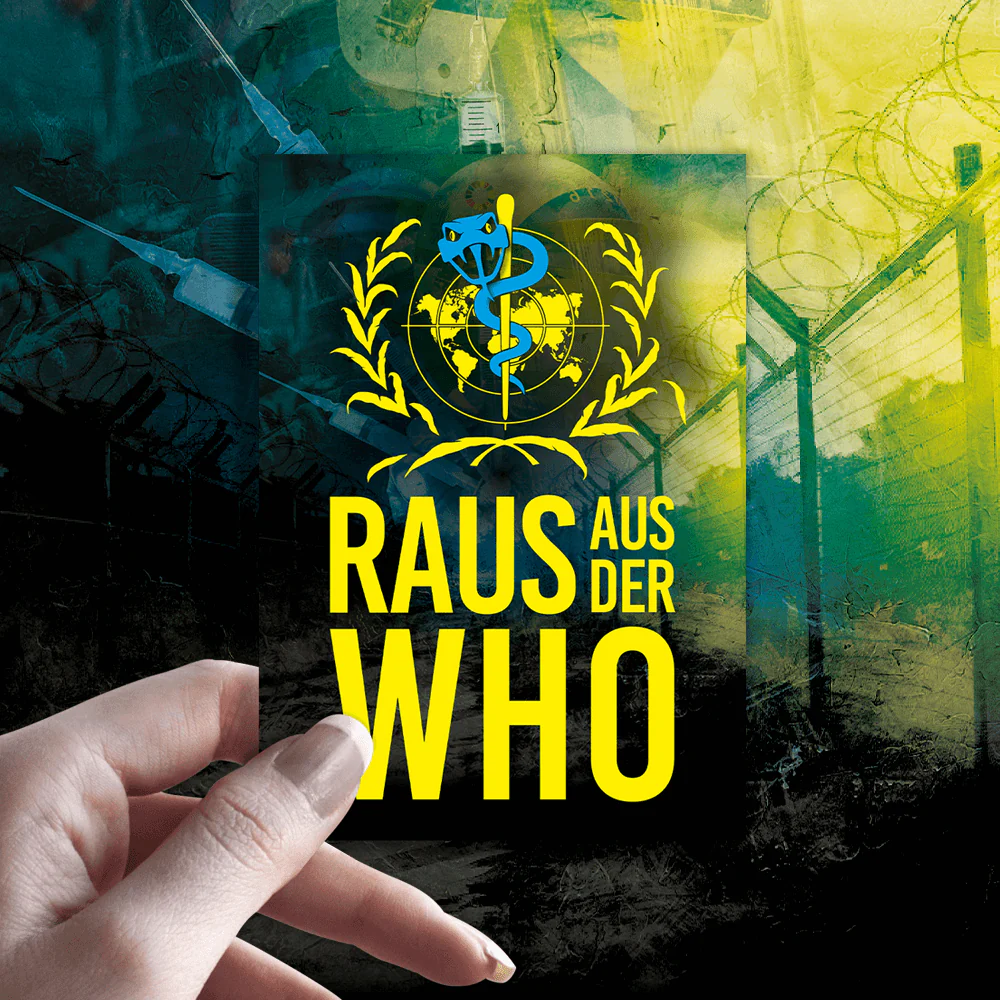 Aufkleber „Raus aus der WHO“ - Image 2