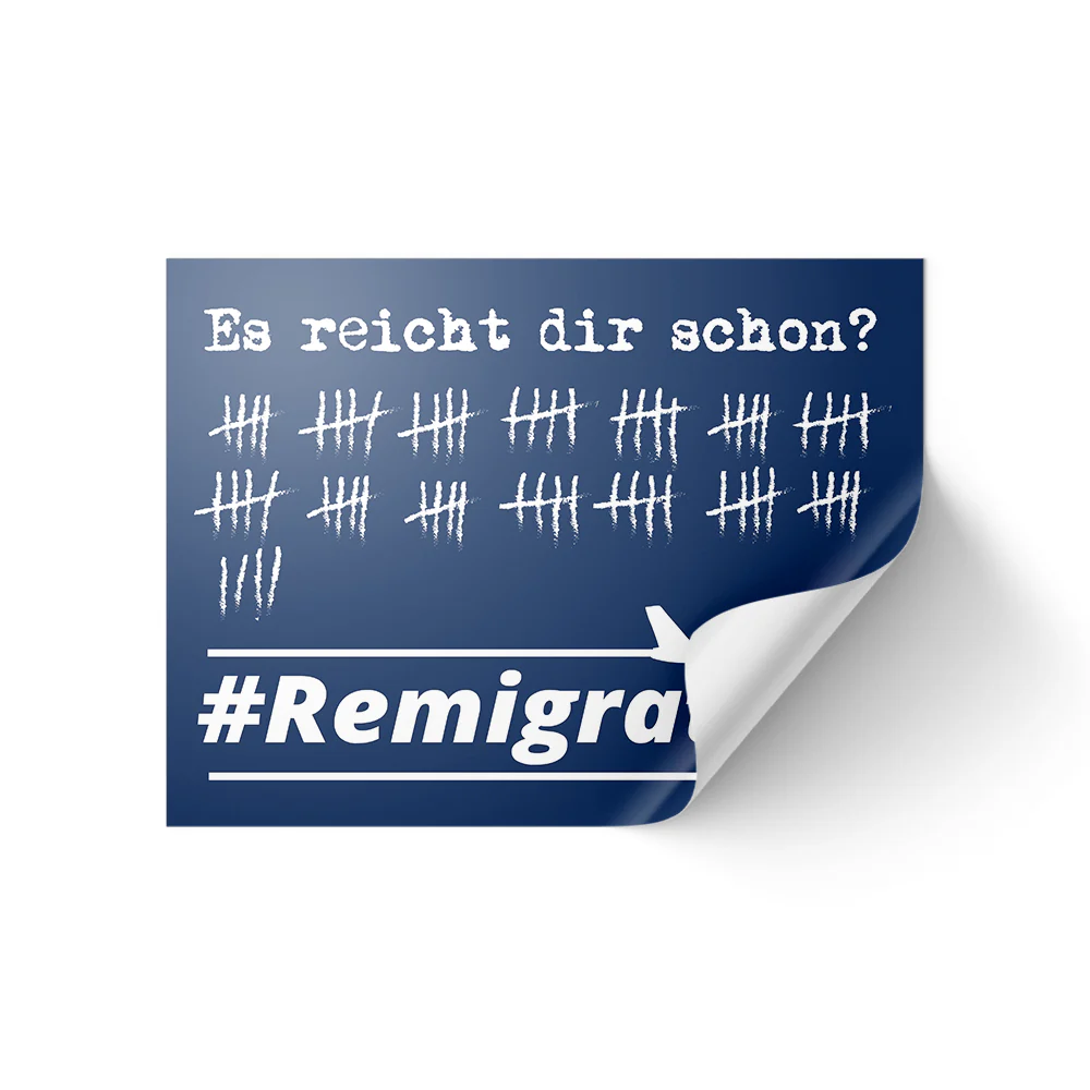Aufkleber „Remigration“ - Image 2