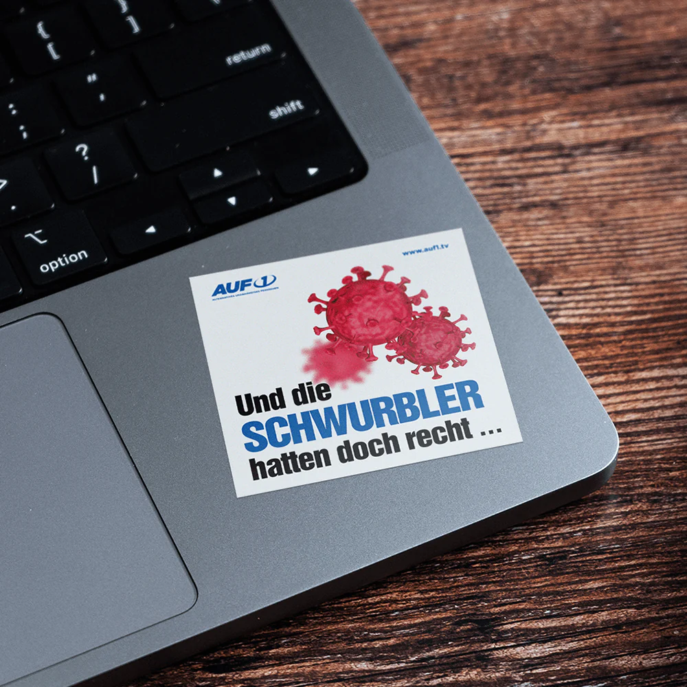 Aufkleber „Und die Schwurbler hatten doch recht…“ - Image 2