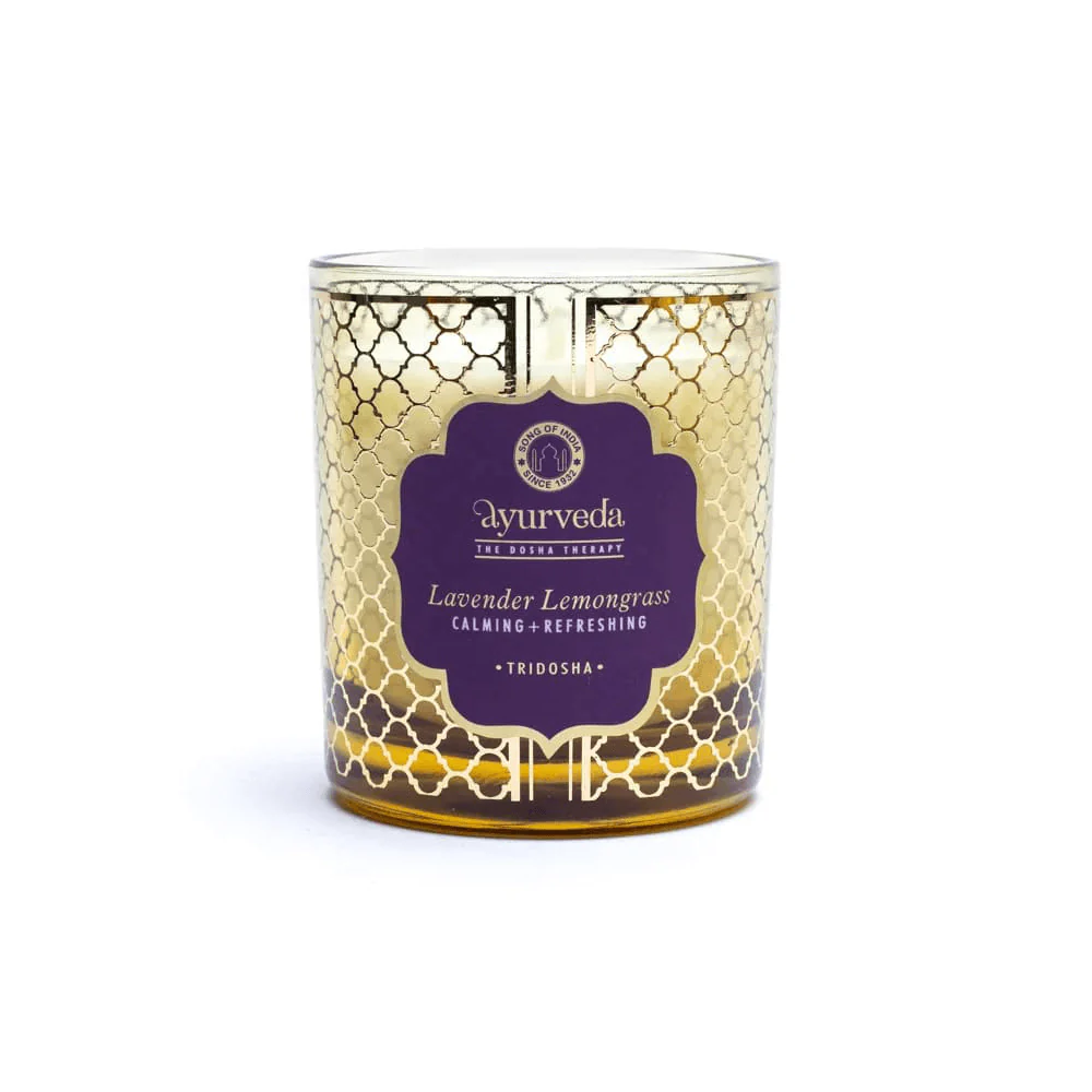 Ayurveda Lavendel Zitronengras Duftkerze - Image 5