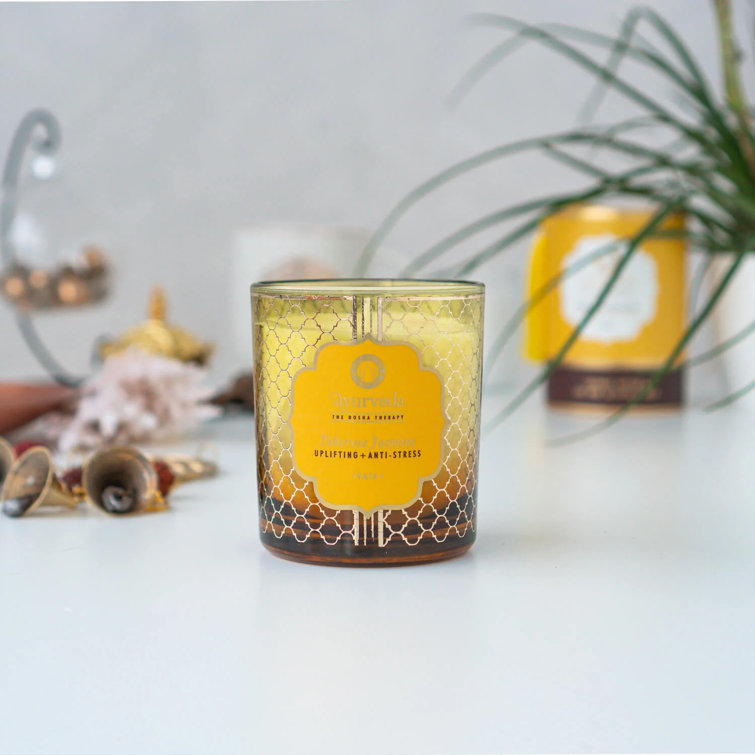 Ayurveda Vata Tuberose Jasmin Duftkerze - Image 2