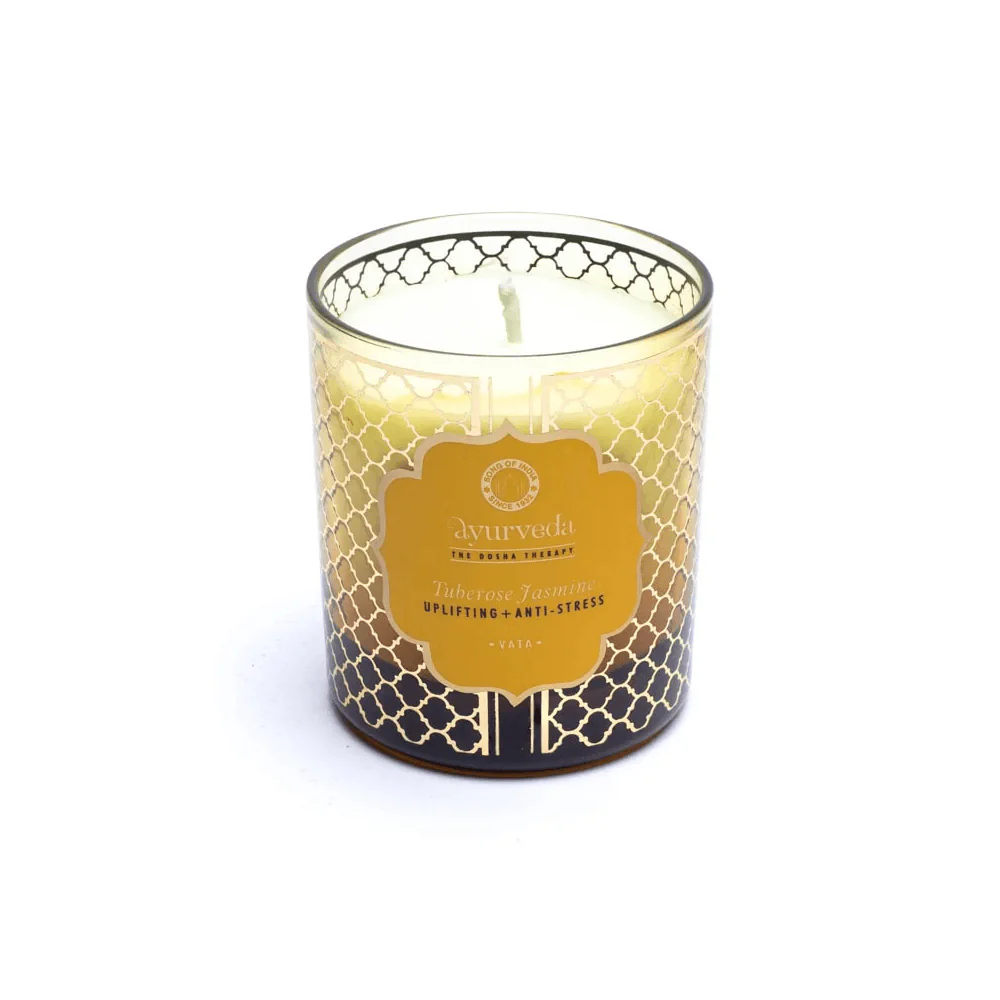 Ayurveda Vata Tuberose Jasmin Duftkerze - Image 3