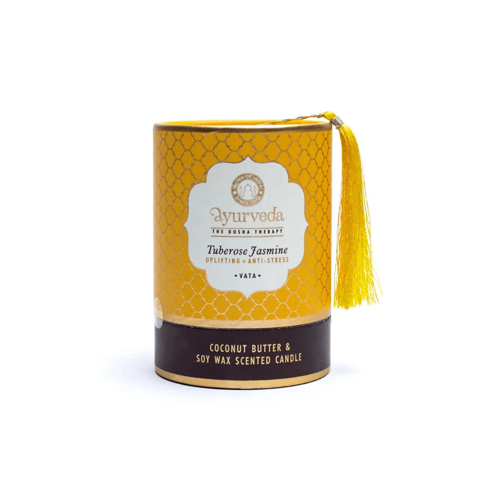 Ayurveda Vata Tuberose Jasmin Duftkerze - Image 4