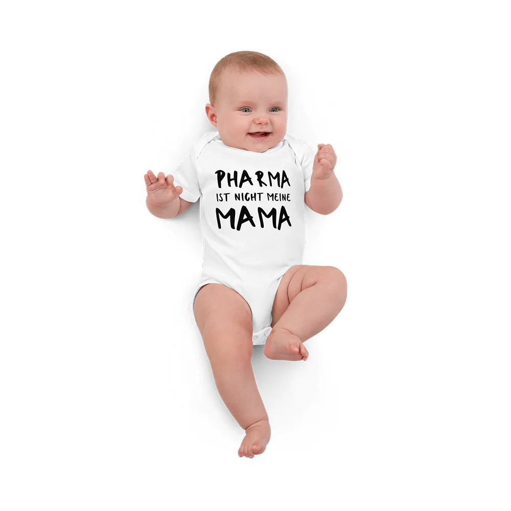 Baby Strampler „Pharma ist nicht meine Mama.“ - Image 3