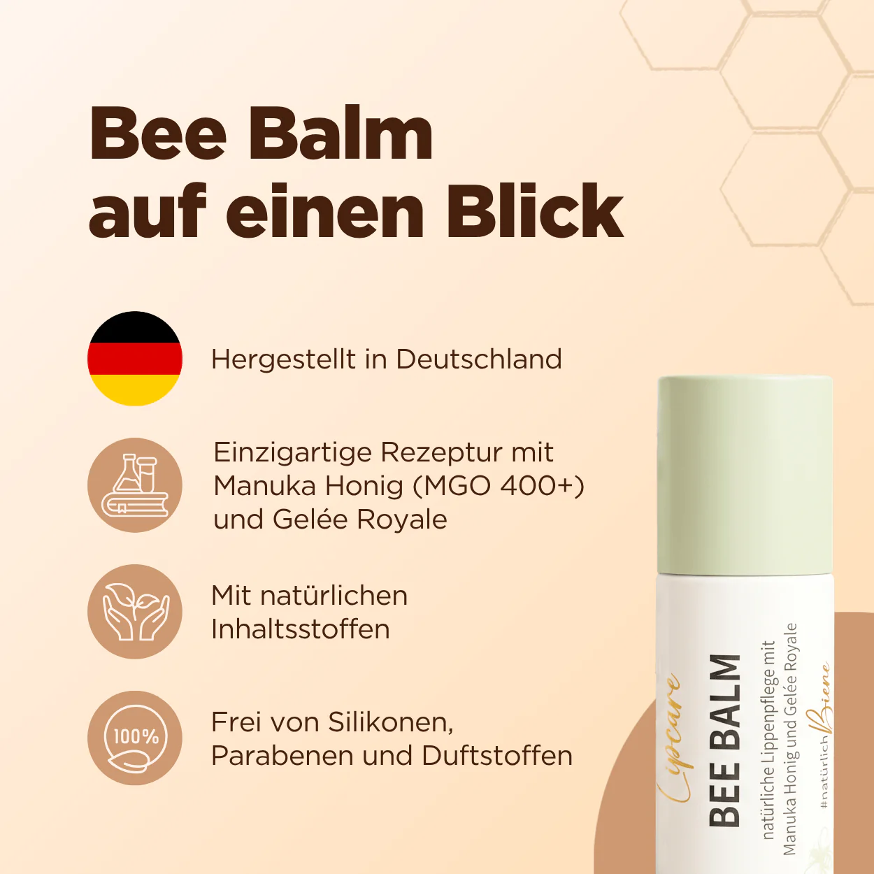 Bee Balm natürlicher Lippenpflegebalsam - Image 7