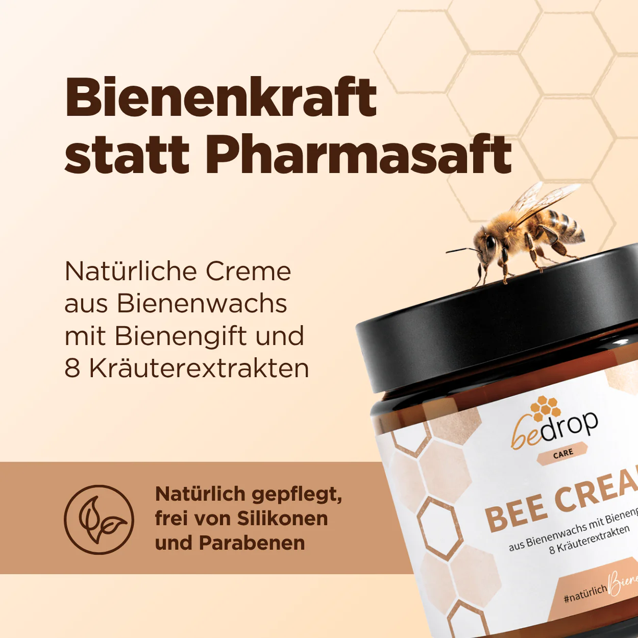 Bee Cream Bienengiftsalbe und 8 Kräuterextrakten - Image 5