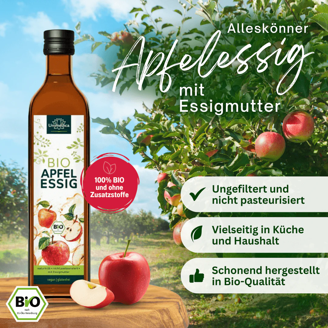 Bio Apfelessig mit Essigmutter - Image 4