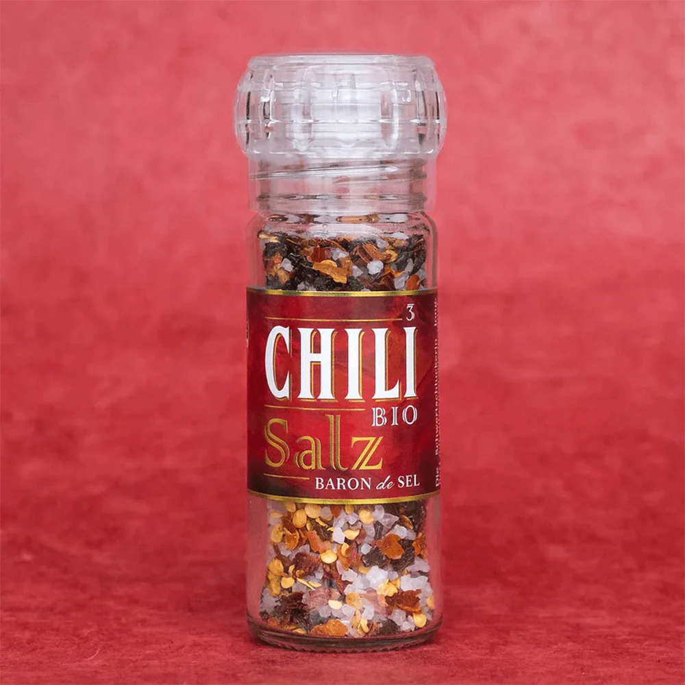 Bio Chili Salz Keramikmühle (75g) - Image 3