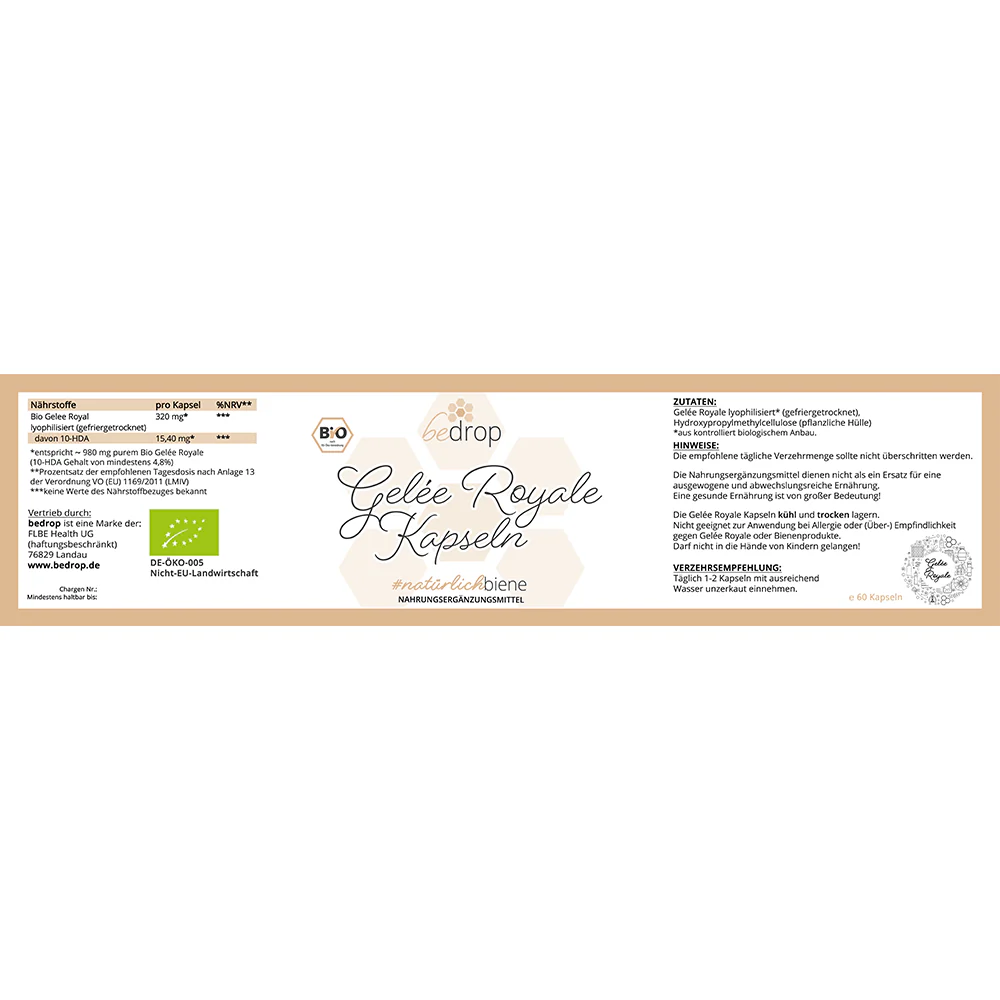 Bio Gelée Royale Kapseln (60 Stück) - Image 3