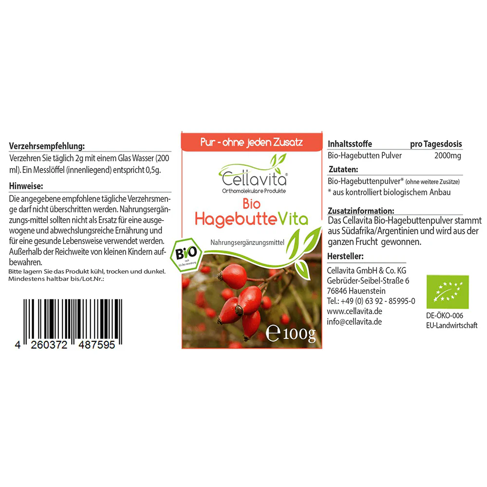 Bio Hagebutte Vita Pulver - Image 3