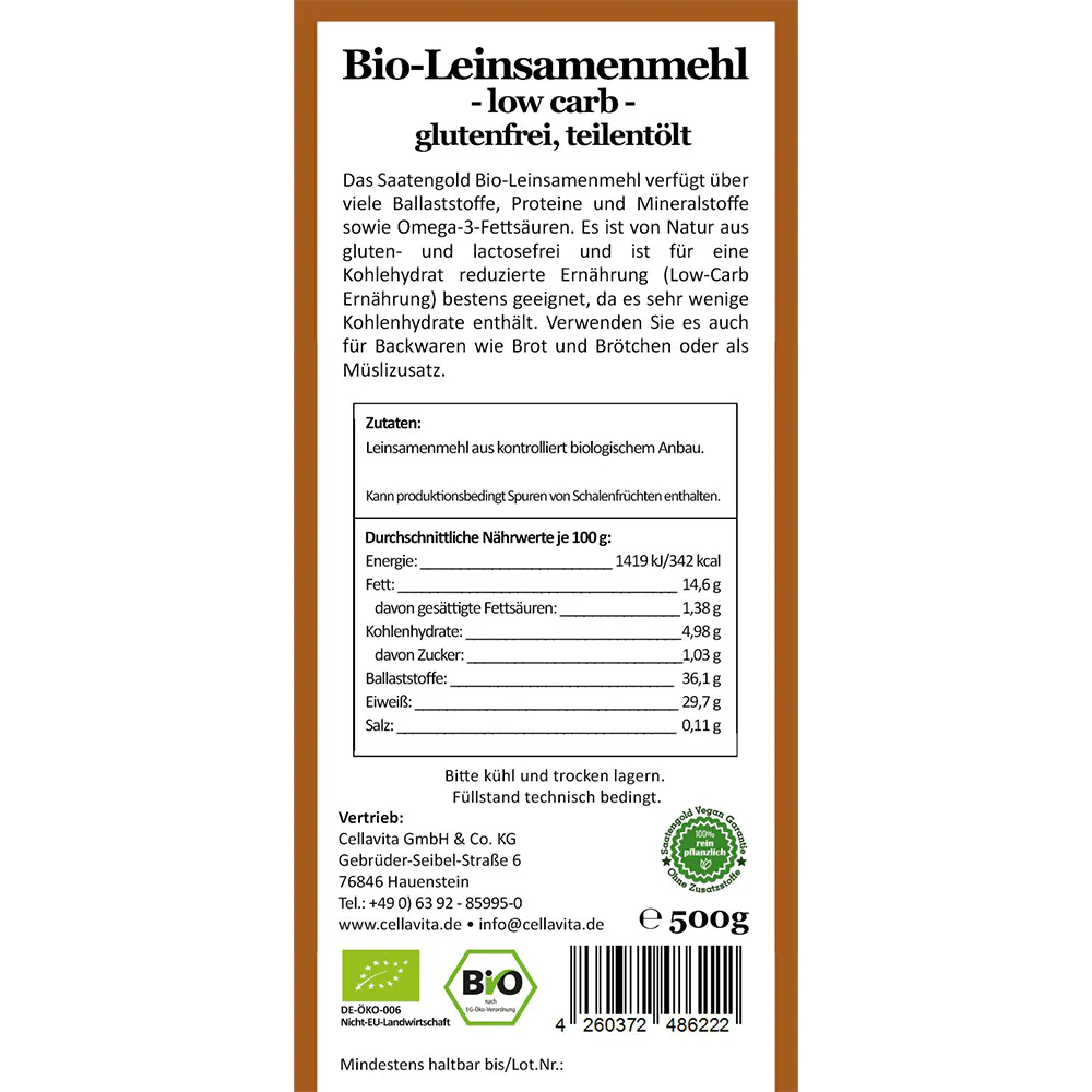 Bio Leinsamenmehl - Image 3