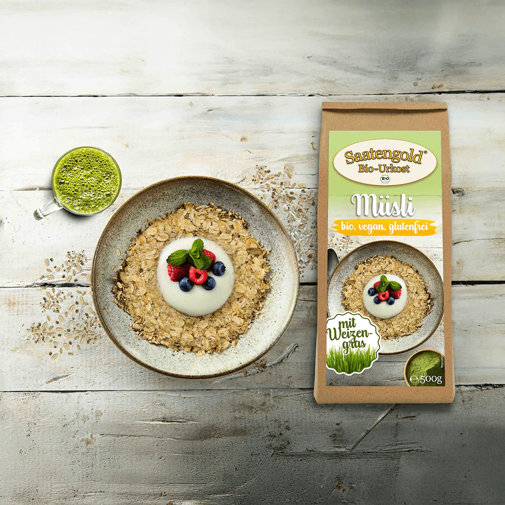 Bio Müsli mit Weizengras - Image 2