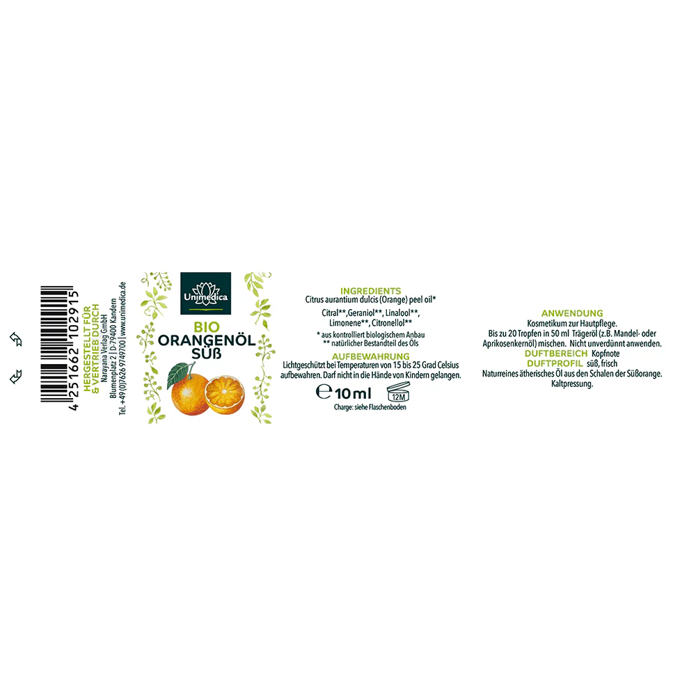 Bio Orangenöl süß - Image 3
