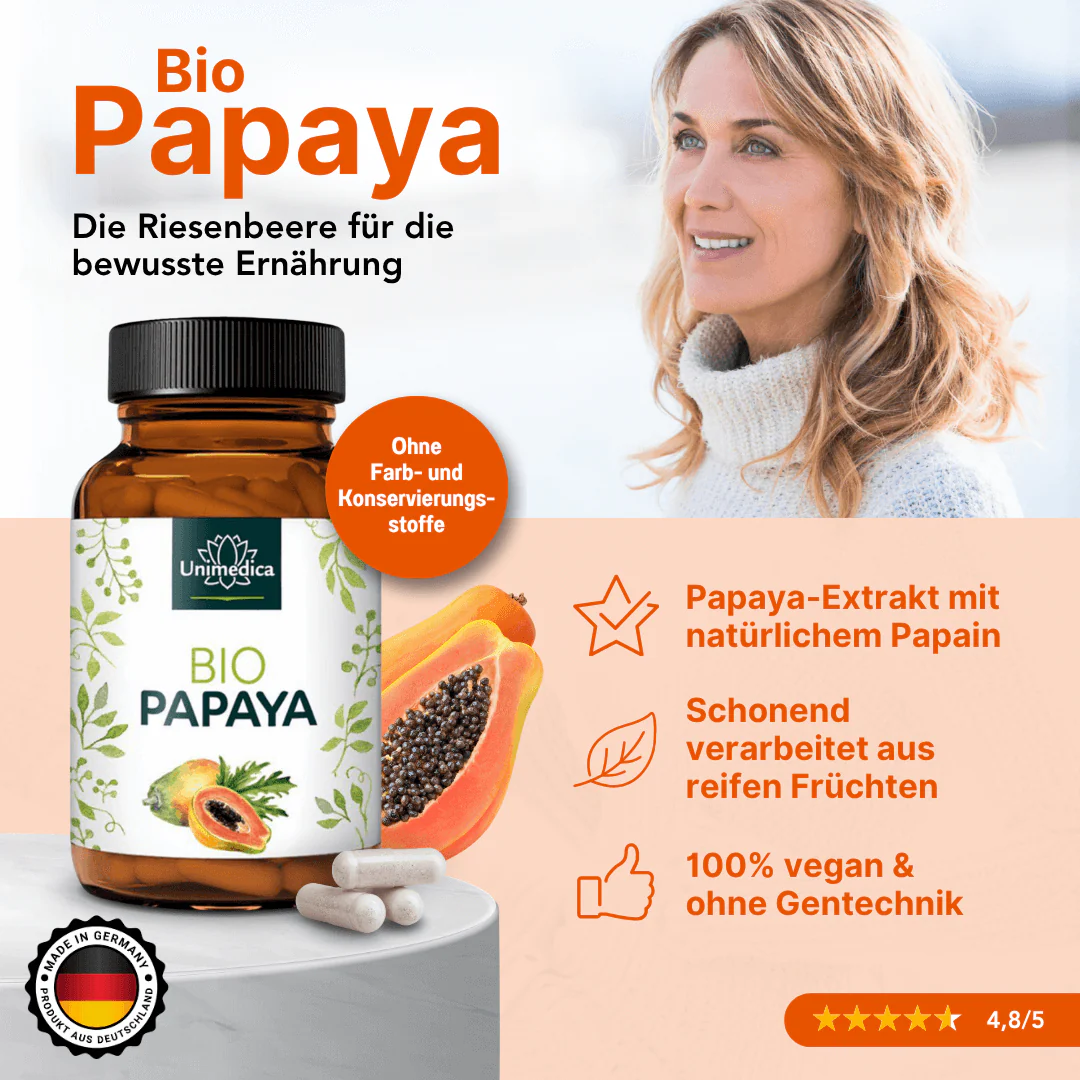 Bio Papaya Extrakt Kapseln - Image 4