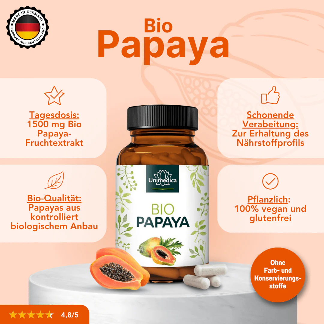Bio Papaya Extrakt Kapseln - Image 5
