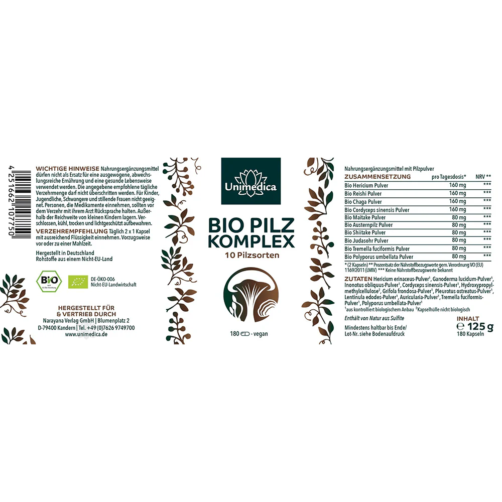 Bio Pilz Komplex Kapseln - Image 3