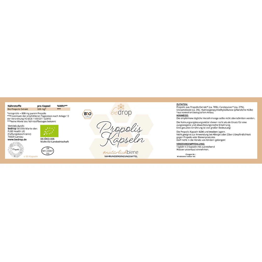 Bio Propolis Kapseln (60 Stück) - Image 3