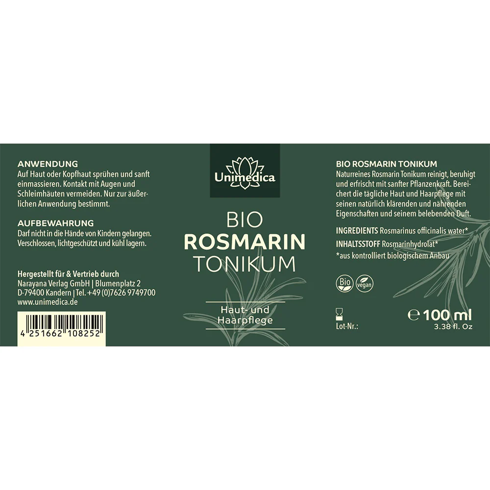 Bio Rosmarin Tonikum Spray (100 ml) - Image 3