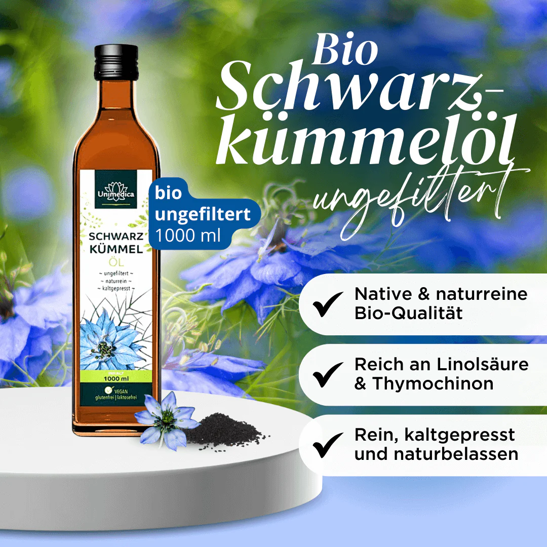 Bio Schwarzkümmelöl ungefiltert (1000 ml) - Image 4
