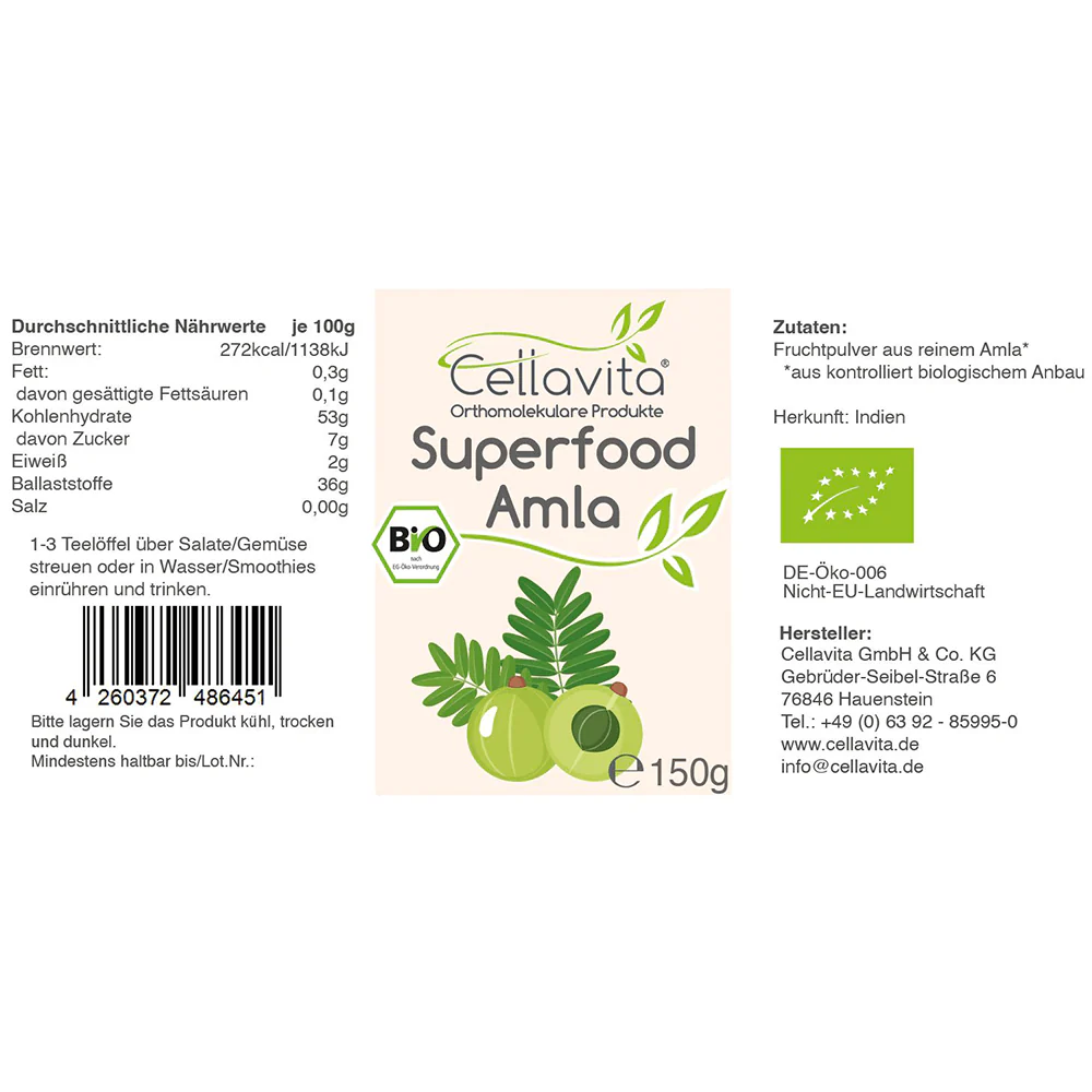 Bio Superfood Amla Pulver - Image 3
