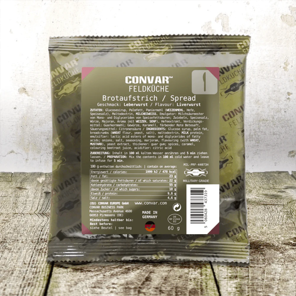 CONVAR Feldküche Brotaufstrich Leberwurst (60g) - Image 2