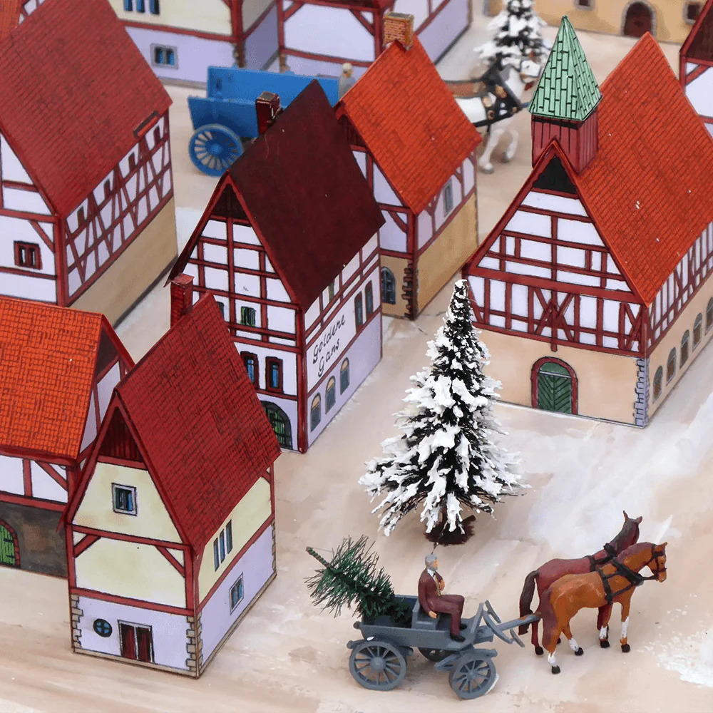 Das friedliche Dorf – Papiermodell - Image 2