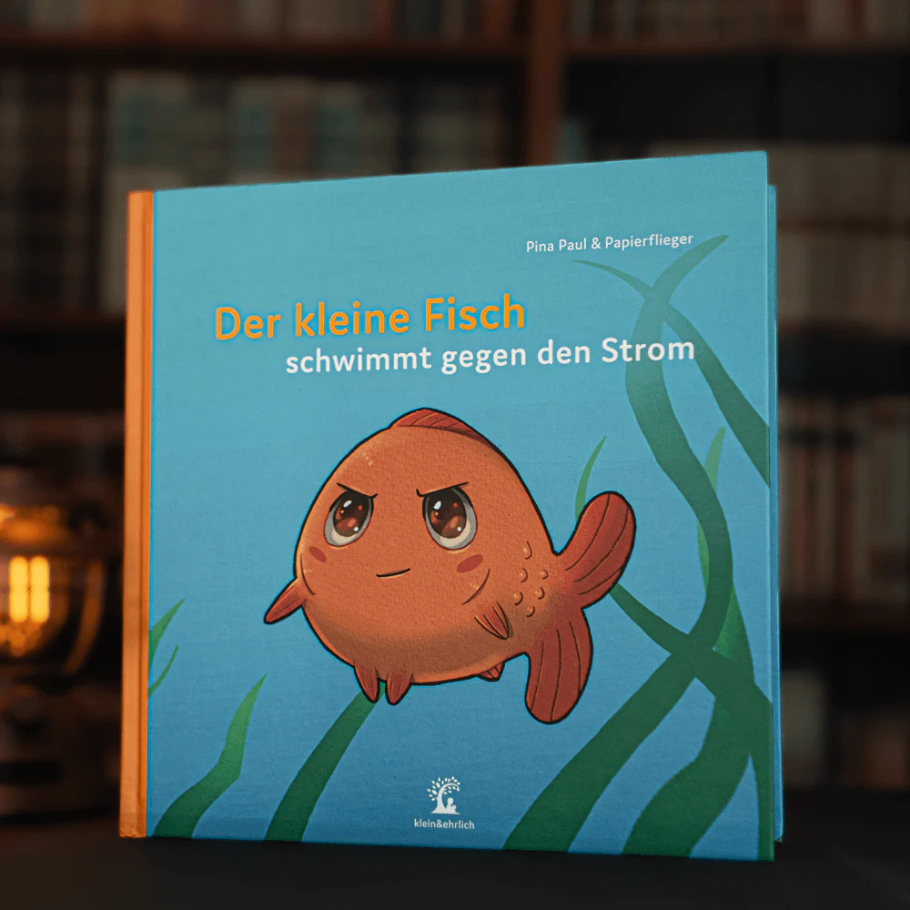 Der kleine Fisch schwimmt gegen den Strom - Image 3