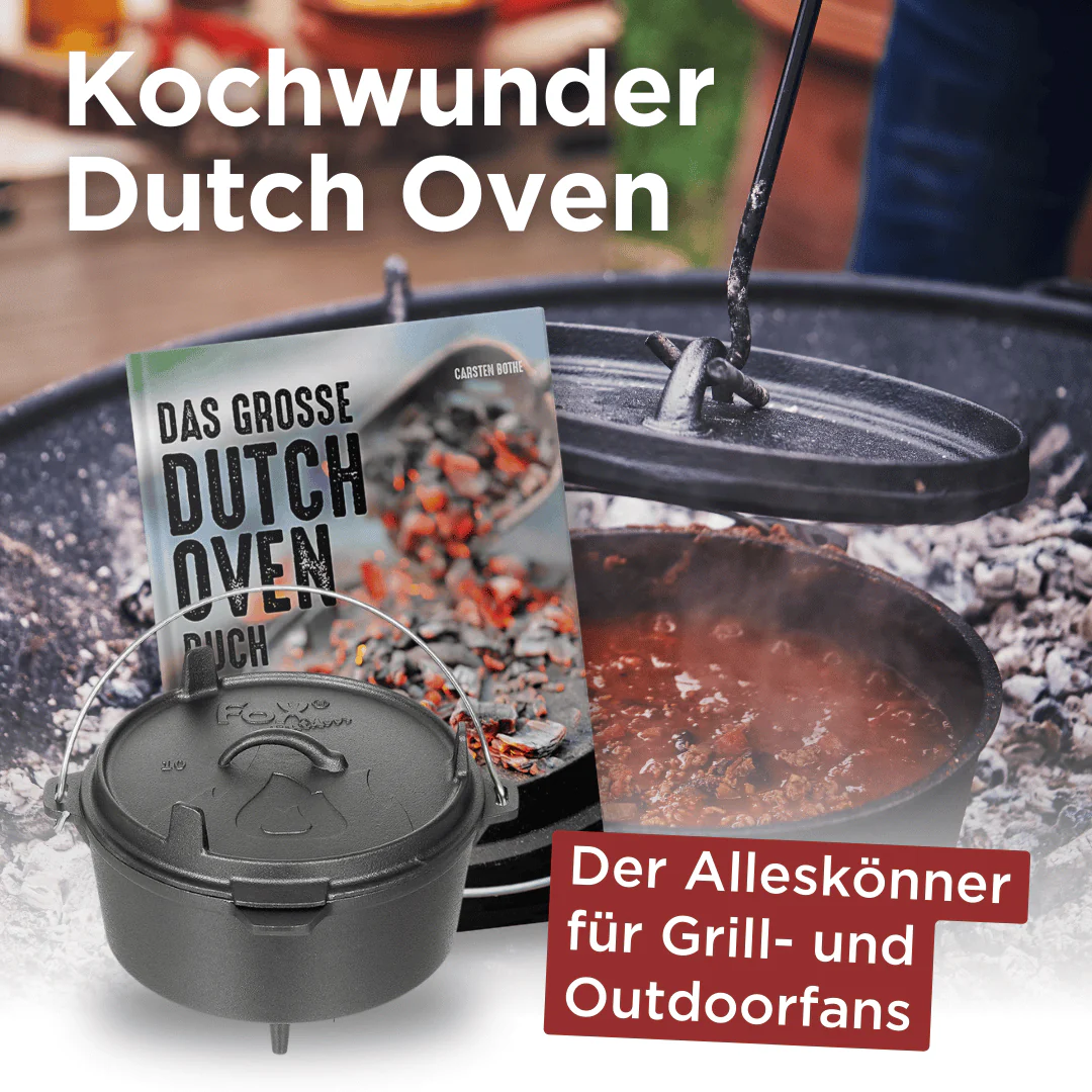 Dutch Oven, Feuertopf aus Gusseisen - Image 6