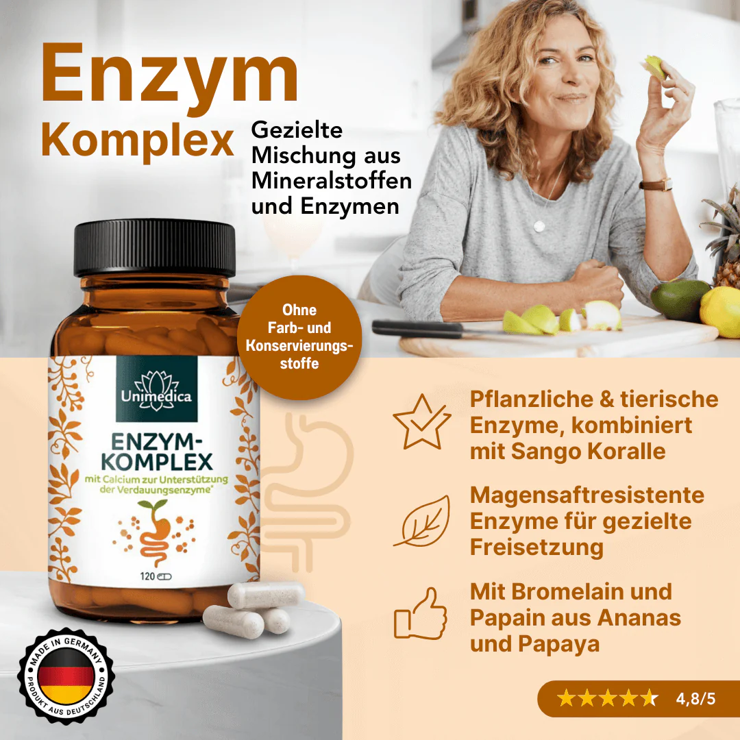 Enzym Komplex mit Calcium Kapseln - Image 4