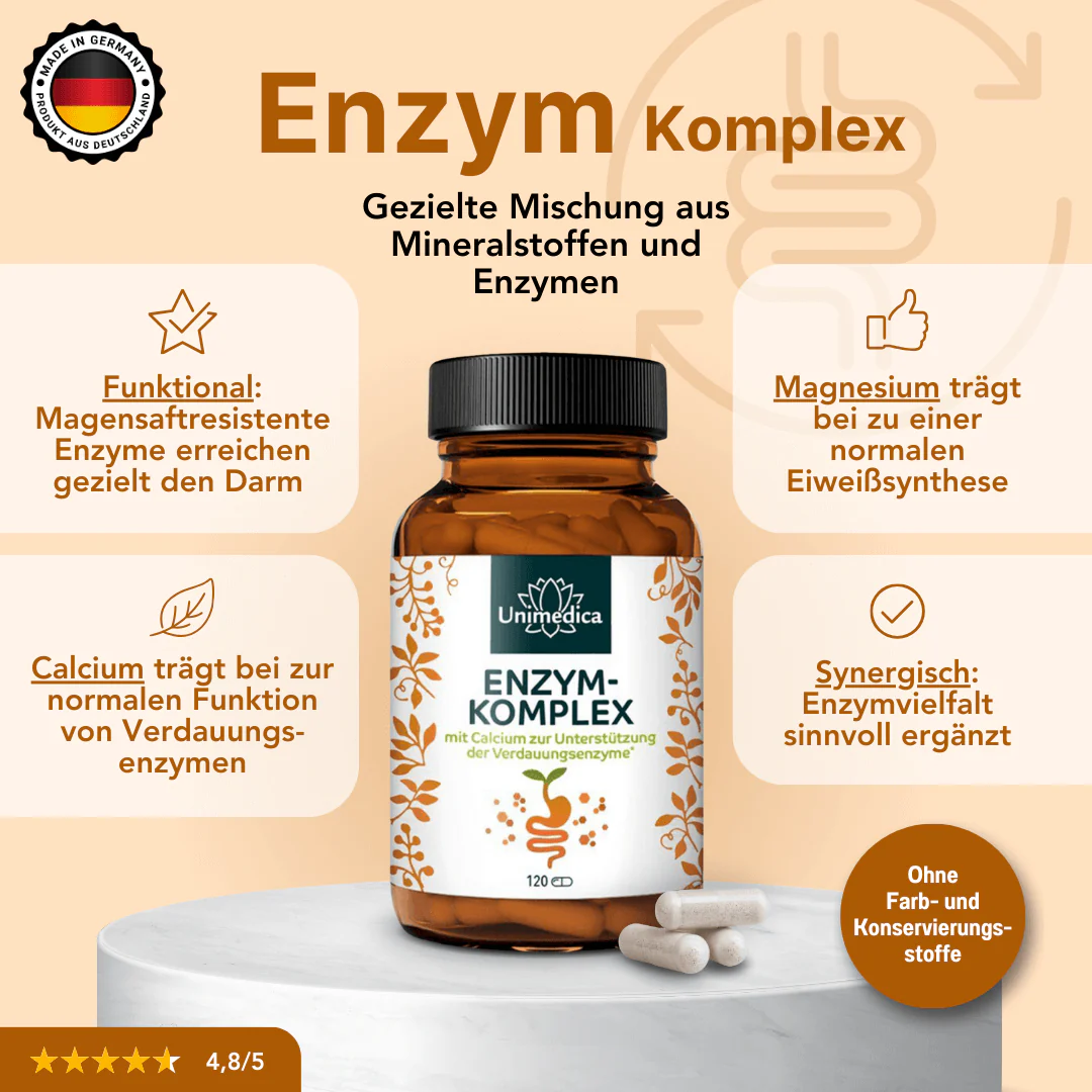 Enzym Komplex mit Calcium Kapseln - Image 5