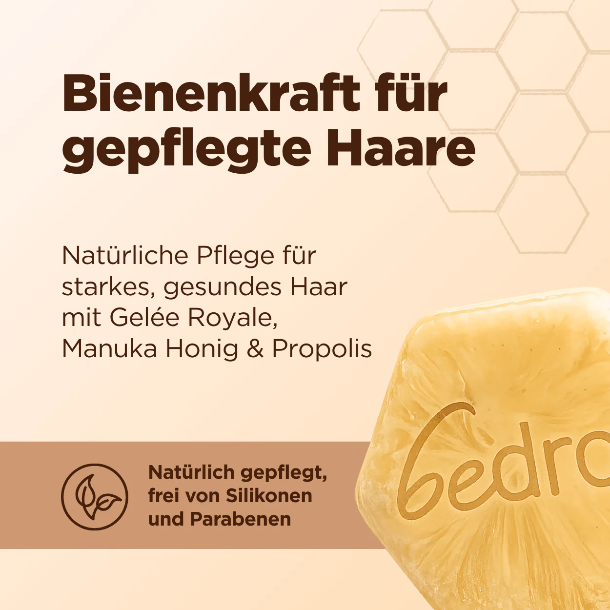 Gelée Royale festes Shampoo mit Manuka Honig und Propolis (65g) - Image 4