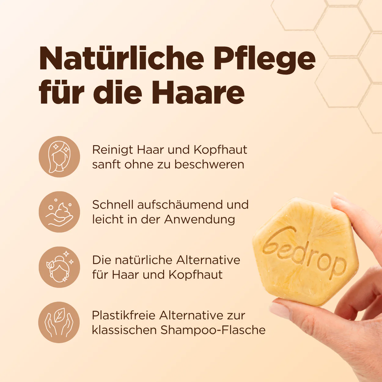 Gelée Royale festes Shampoo mit Manuka Honig und Propolis (65g) - Image 6