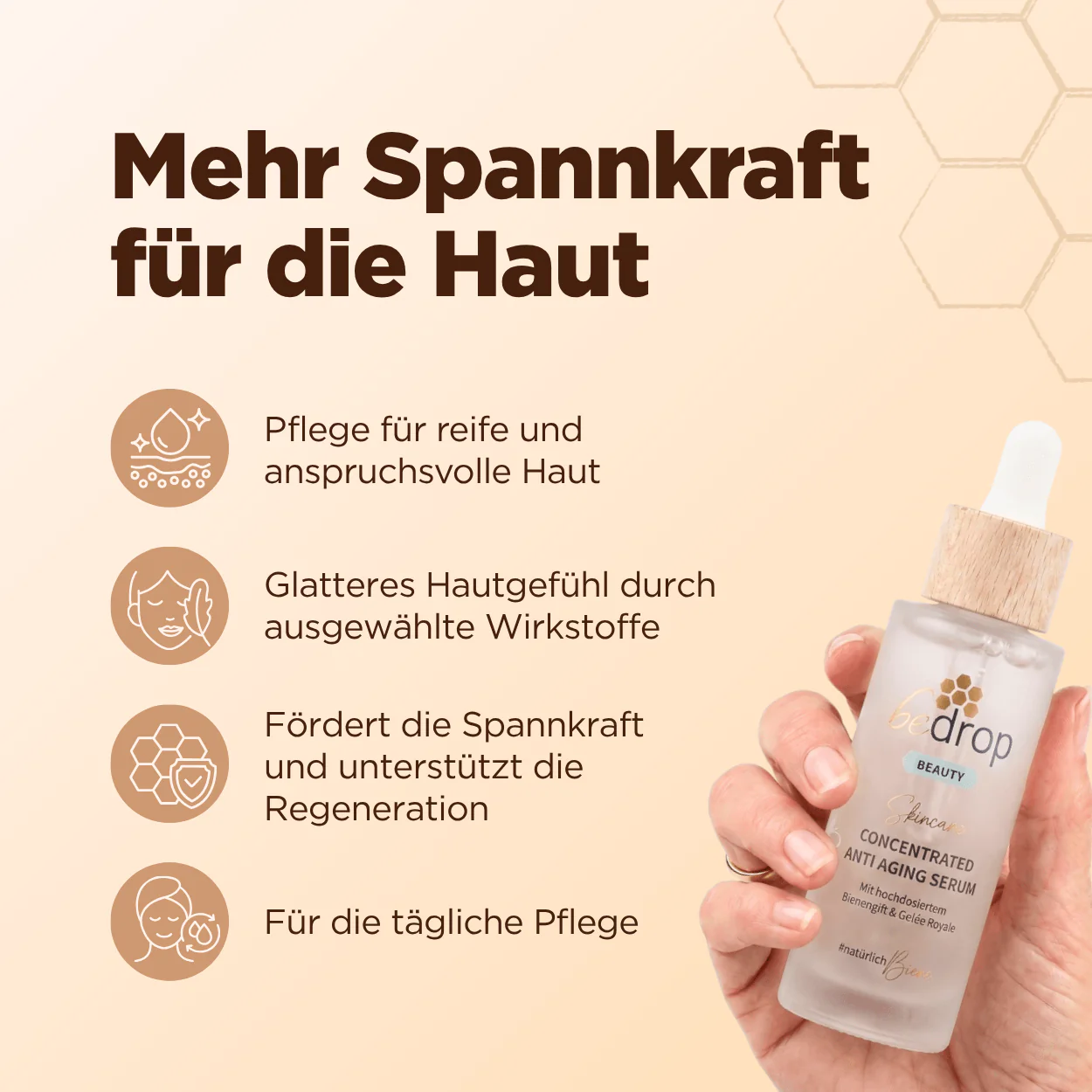 Gesichtsserum mit hochdosiertem Bienengift und Gelée Royale - Image 7