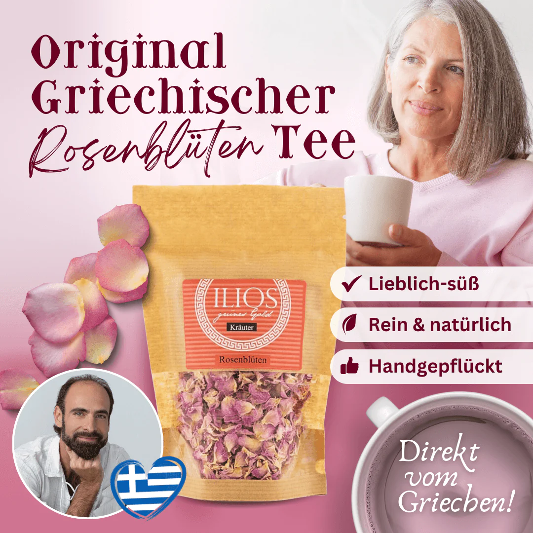 Griechischer Rosenblüten Tee - Image 3