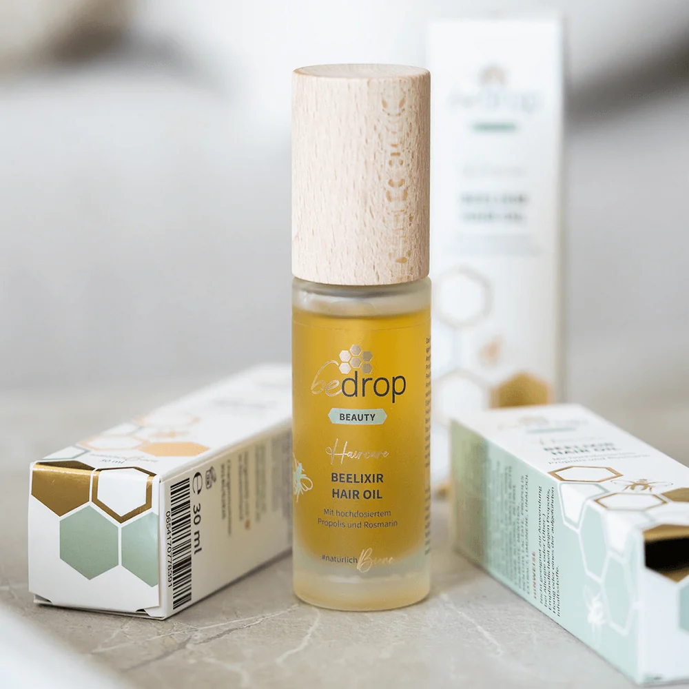 Haaröl mit Manuka Honig, Propolis und Rosmarinextrakt (30ml) - Image 3