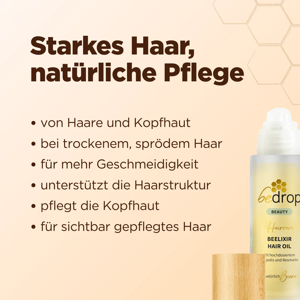 Haaröl mit Manuka Honig, Propolis und Rosmarinextrakt (30ml) - Image 5
