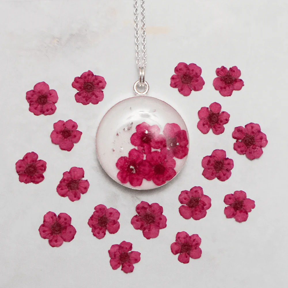 Halskette mit pinker Spiere - Image 3
