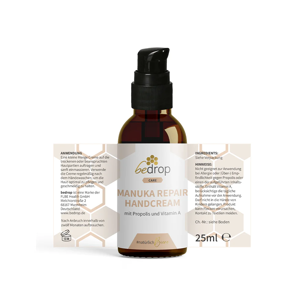 Handcreme mit Manuka Honig, Propolis und Vitamin A - Image 7