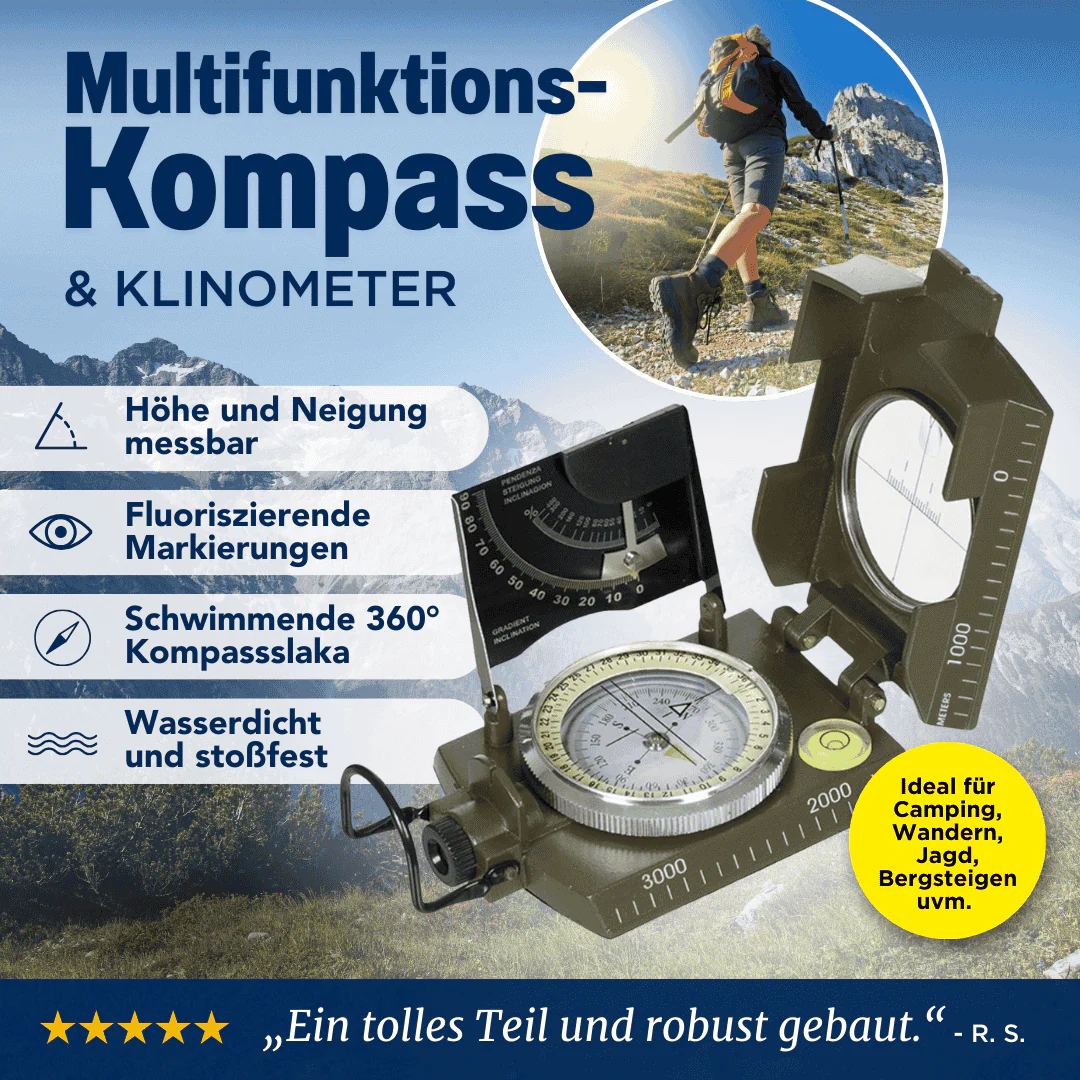 Italienischer Kompass mit Metallgehäuse - Image 5