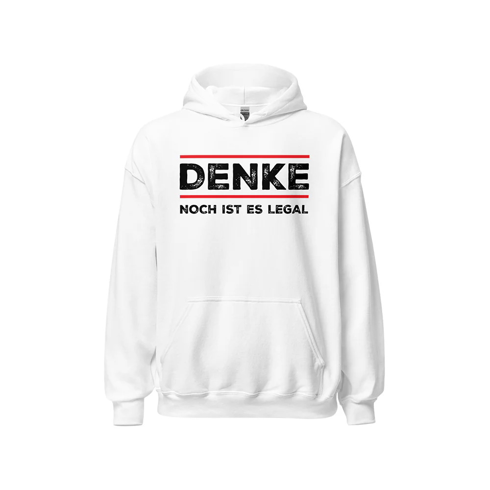 Kapuzenpullover „Denke – Noch ist es legal“ - Image 3